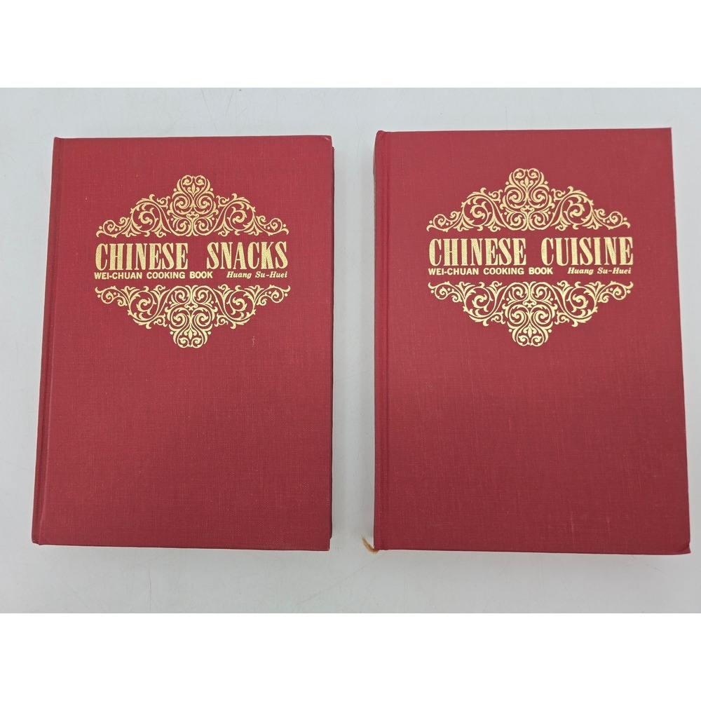 Wei-Chuan Chinese Cuisine & Chinese Snacks Books Huang Su-Huei Red Set - Fair